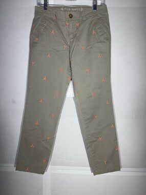 Old Navy Size 4 Regular Lobster Themed Slacks